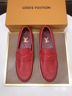 LV Formal Shoes Grained Leather (Red) EU38-44 C00202607050488