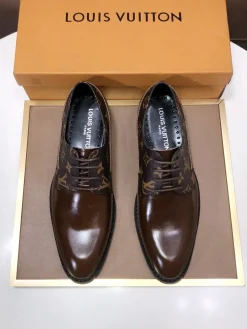 LV Formal Shoes Monogram Canvas-Leather (Brown) EU38-44 B40202607051064