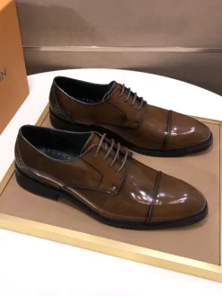 Alternative view of LV Formal Shoes Patent Leather (Brown) B40202607051066