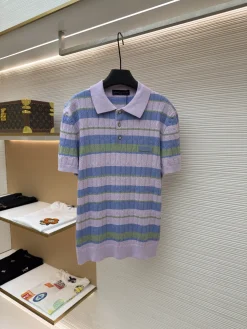 LV Shirts & Polos Cotton (Purple-Blue-Green) S-XL B70202607120253