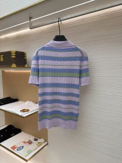 Alternative view of LV Shirts & Polos Cotton (Purple-Blue-Green) S-XL B70202607120253
