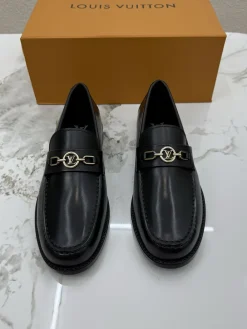 LV Shoes Leather (Black-Gold) EU38-46 D50202607051801