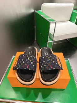 LV Slides & Slippers Canvas (Black-Beige) EU35-43 A80202607050722
