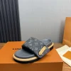 LV Slides & Slippers Denim Rubber (Gray-Black-Beige) EU35-46 B30202607050458
