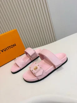 Alternative view of LV Slides & Slippers Embossed Leather (Pink) EU35-45 A90202607050780