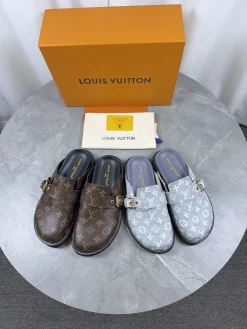 LV Slides & Slippers Monogram Canvas (Brown-Gray) EU35-45 B10202607050843