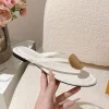 LV Slides & Slippers Patent Leather (White-Brown-Black) EU35-41 B80202607051386