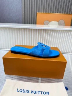 Alternative view of LV Slides & Slippers Suede Rubber (Blue) EU35-43 A50202607050433