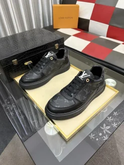 Alternative view of LV Sneakers & Trainers Calf Leather & Canvas (Black) EU38-44 B00202607050452