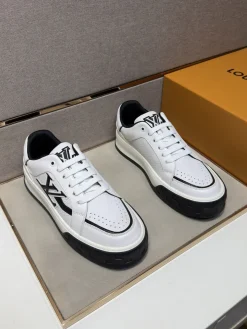 LV Sneakers & Trainers Calfskin Rubber (White-Black) EU38-44 B70202607050467
