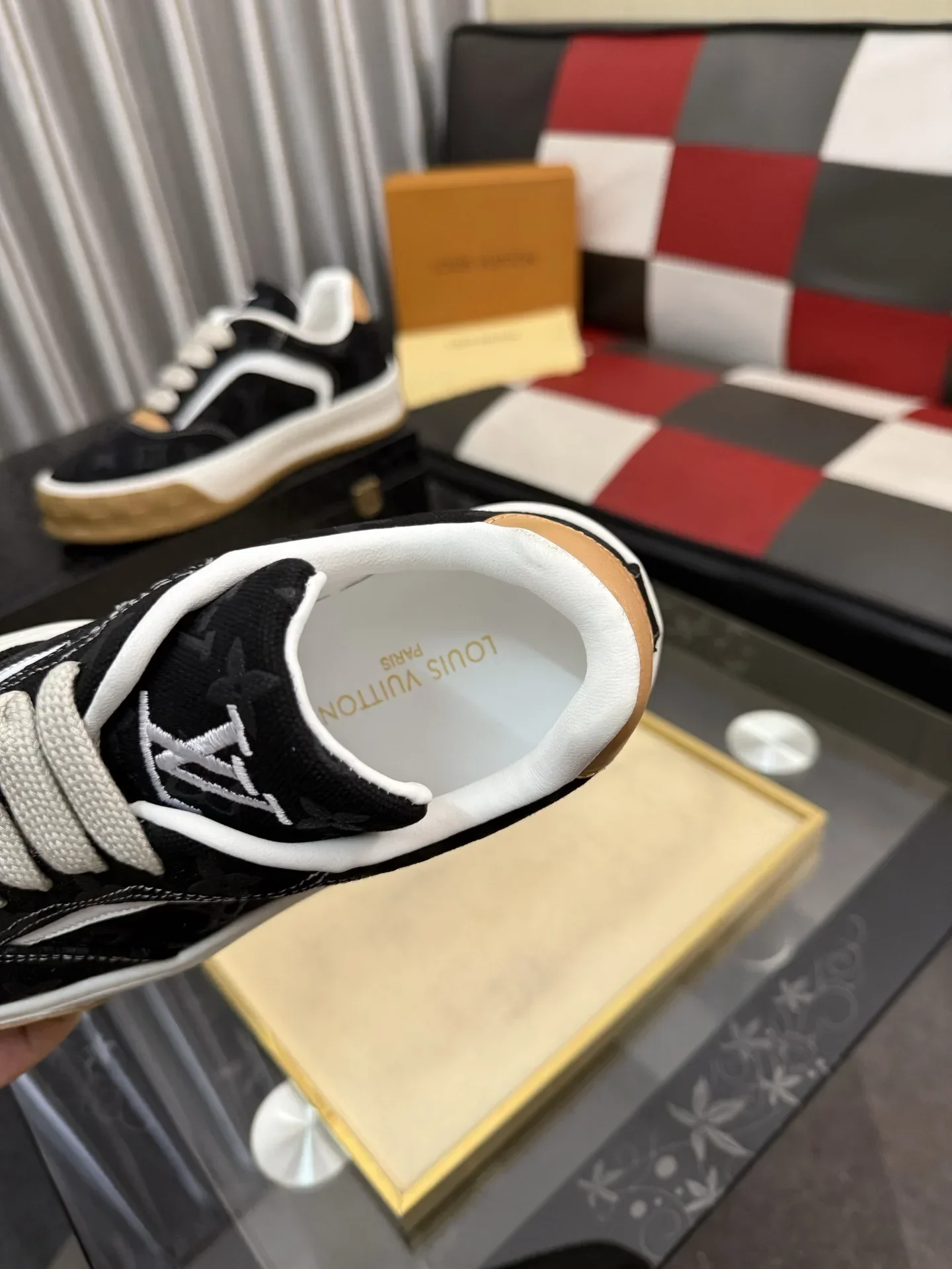 LV Sneakers & Trainers Canvas (Black-White-Brown) EU38-44 B30202607050460 - Image 8