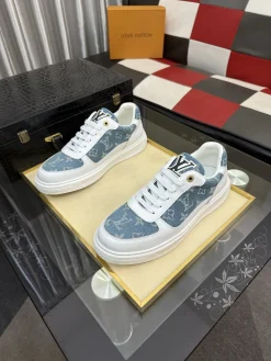 Alternative view of LV Sneakers & Trainers Denim Leather (White-Blue) EU38-44 B00202607050451