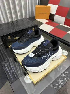 Alternative view of LV Sneakers & Trainers Mesh-Calfskin (Black-Blue-White) EU38-44 B80202607050473