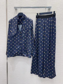 LV Suits Silk (Navy-Gold) S-M-L C65202607052182
