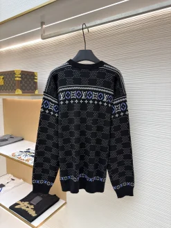 Alternative view of LV Sweaters & Knitwear Knit (Black-White-Blue) S-L B55202607120073