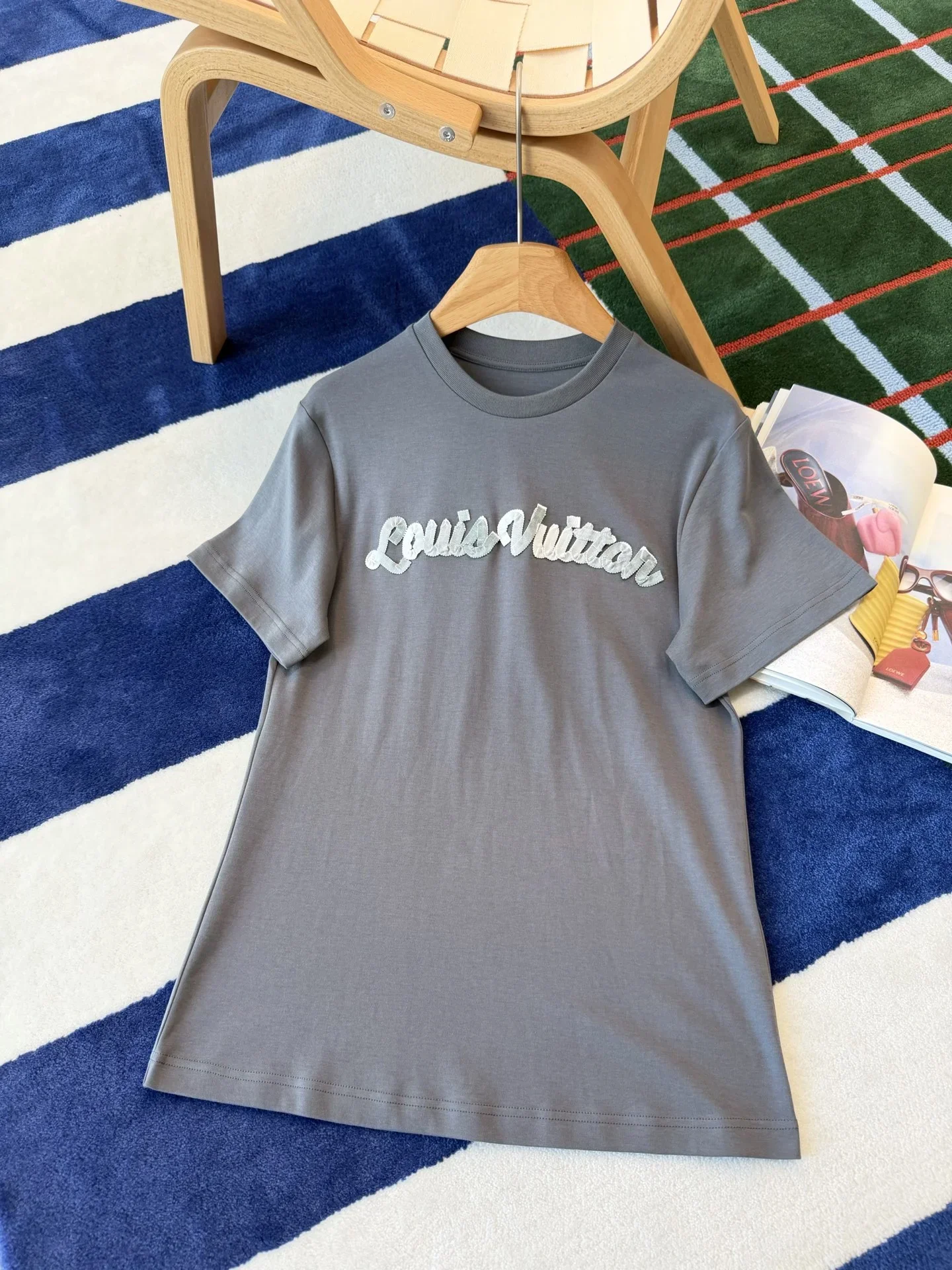 LV T-shirts & Vests Cotton (Gray) S-M-L B15202607050805
