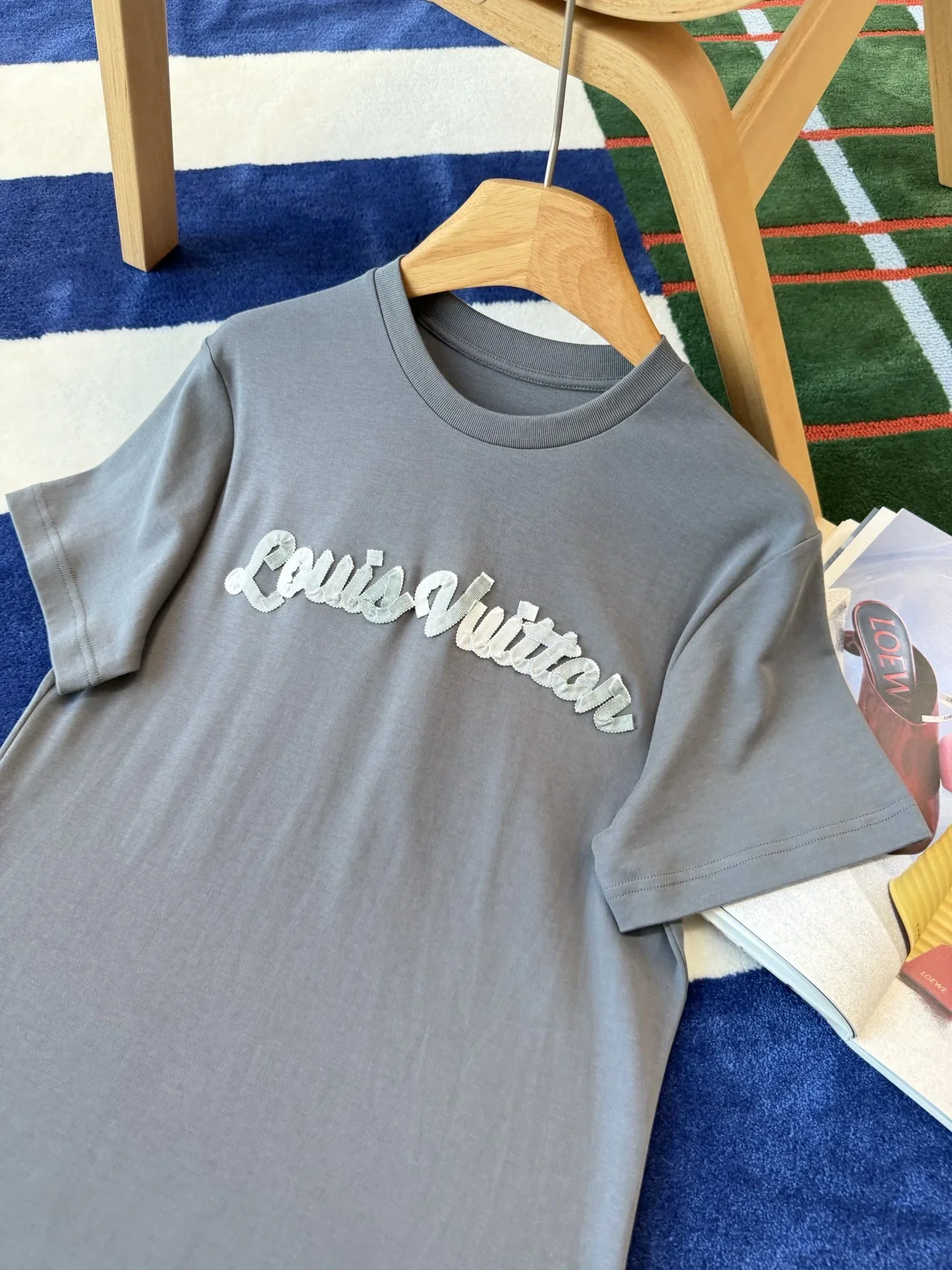 LV T-shirts & Vests Cotton (Gray) S-M-L B15202607050805 - Image 2