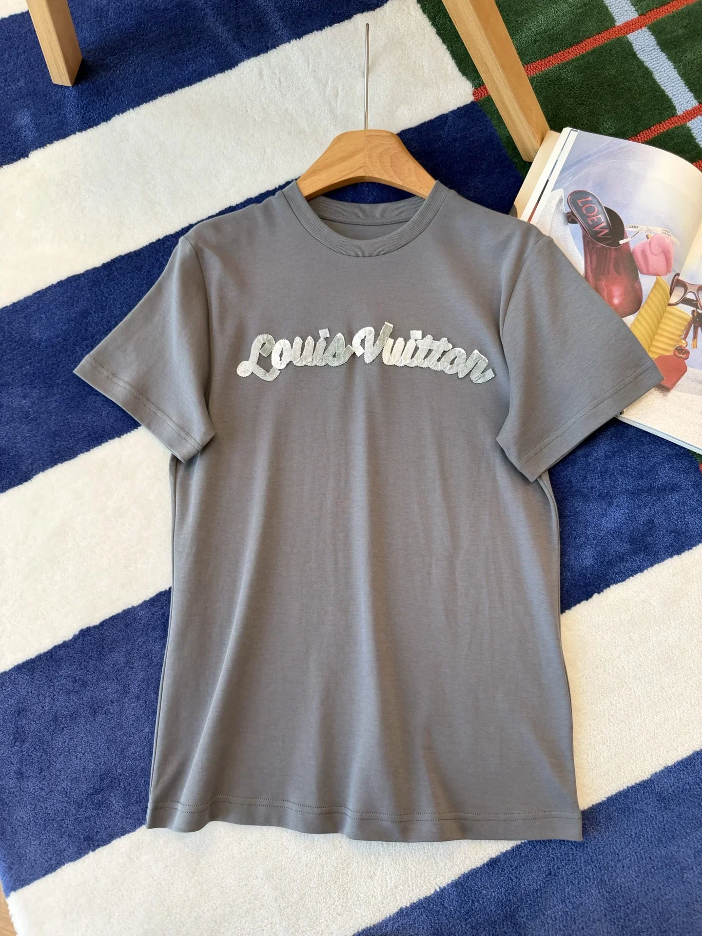 LV T-shirts & Vests Cotton (Gray) S-M-L B15202607050805 - Image 3