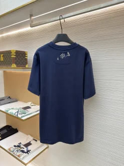 Alternative view of LV T-shirts & Vests Cotton (Navy Blue) S-XL A25202607120688