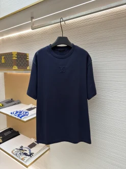 LV T-shirts & Vests Cotton (Navy) XS-S-M-L A25202607120518