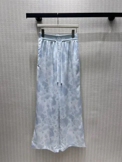 LV Trousers & Shorts Silk (Light Blue-White) S-L B10202607050779