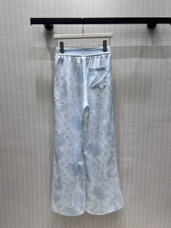 Alternative view of LV Trousers & Shorts Silk (Light Blue-White) S-L B10202607050779
