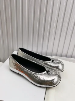 MAISON MARGIELA Boots & Booties Metallic Leather (Silver) EU35-42 B40202607051083