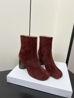 Alternative view of MAISON MARGIELA Boots & Booties Suede (Burgundy) EU35-39 D10202607051740