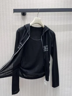 Alternative view of MAISON MARGIELA Coats & Jackets Bamboo Knit (Black) S-XL B05202607050734
