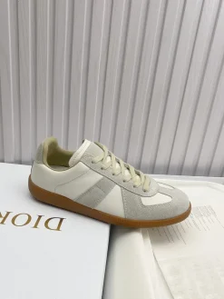 Alternative view of MAISON MARGIELA Sneakers & Trainers Calfskin Suede (White-Beige) EU35-44 B20202607050917