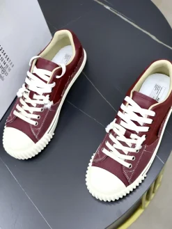 Alternative view of MAISON MARGIELA Sneakers & Trainers Canvas Leather (Burgundy-White) EU35-40 B10202607050851