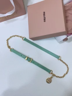 MIU MIU Accessories Calfskin Leather (Green) P200 B00202607050686