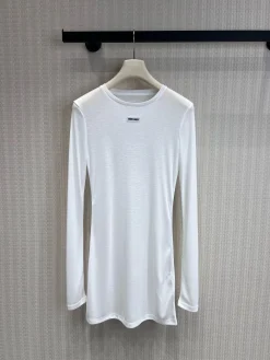 MIU MIU Clothing Cotton (White) S_M_L A45202607050409