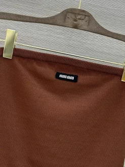 Alternative view of MIU MIU Clothing Knit (Brown) S-L A80202607050555