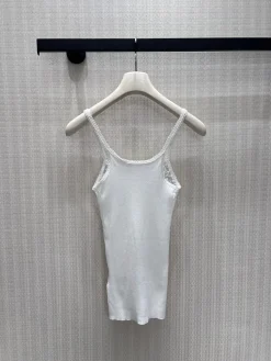 Alternative view of MIU MIU Clothing Lace Knit (White) 36-40 C05202607051776