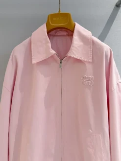 Alternative view of MIU MIU Coats & Jackets Fabric (Pink) S-L B80202607051550
