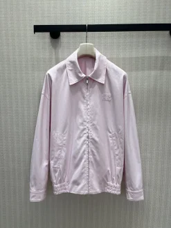 MIU MIU Coats & Jackets Satin Fabric (Pink) S-M-L B75202607051457