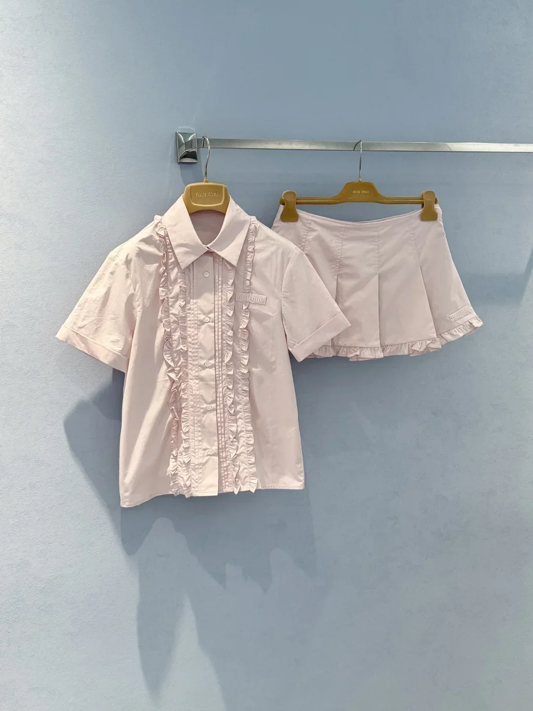 MIU MIU Shirts & Polos Cotton (Pink) S-L A80202607050554