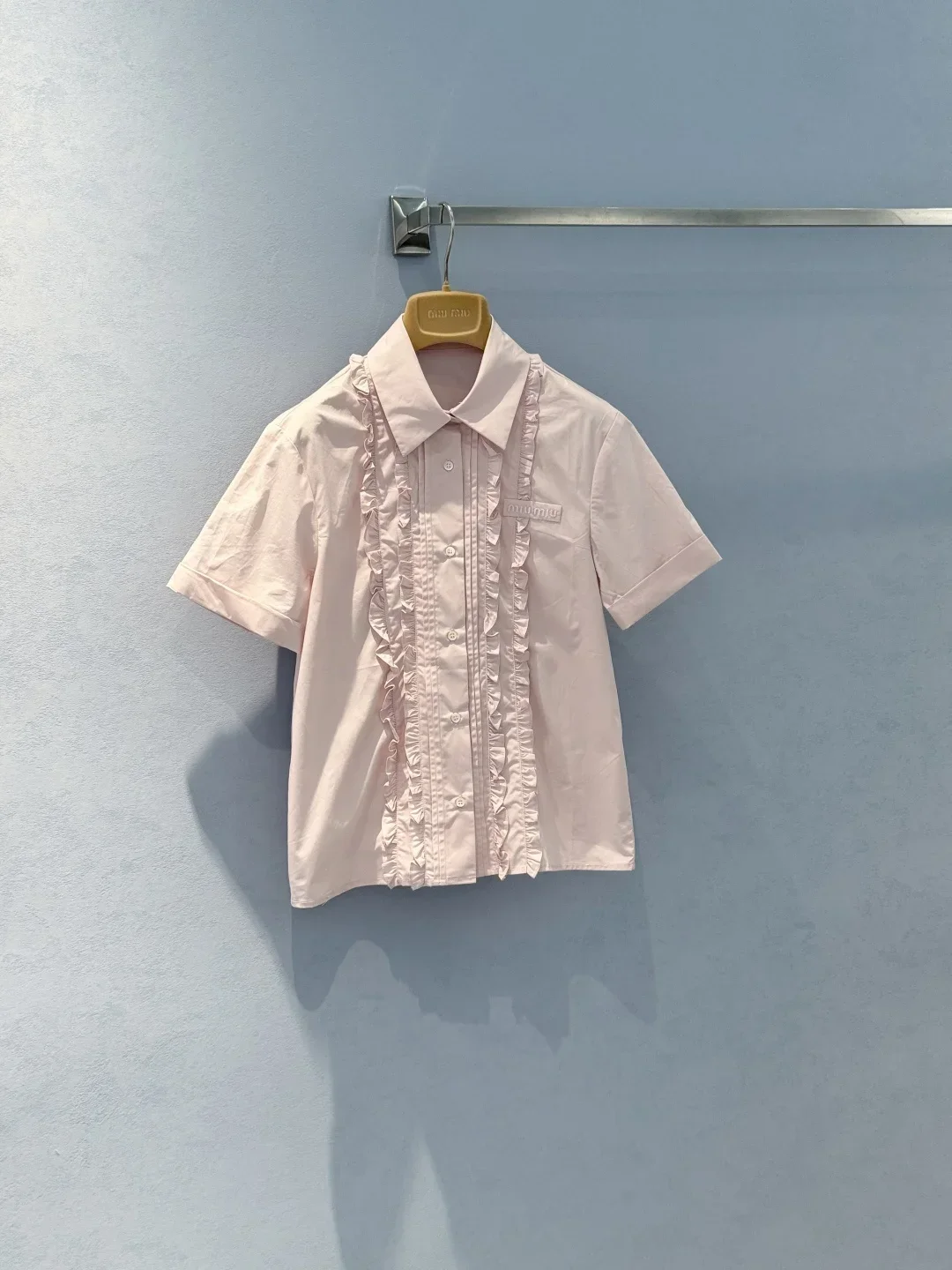MIU MIU Shirts & Polos Cotton (Pink) S-L A80202607050554 - Image 3