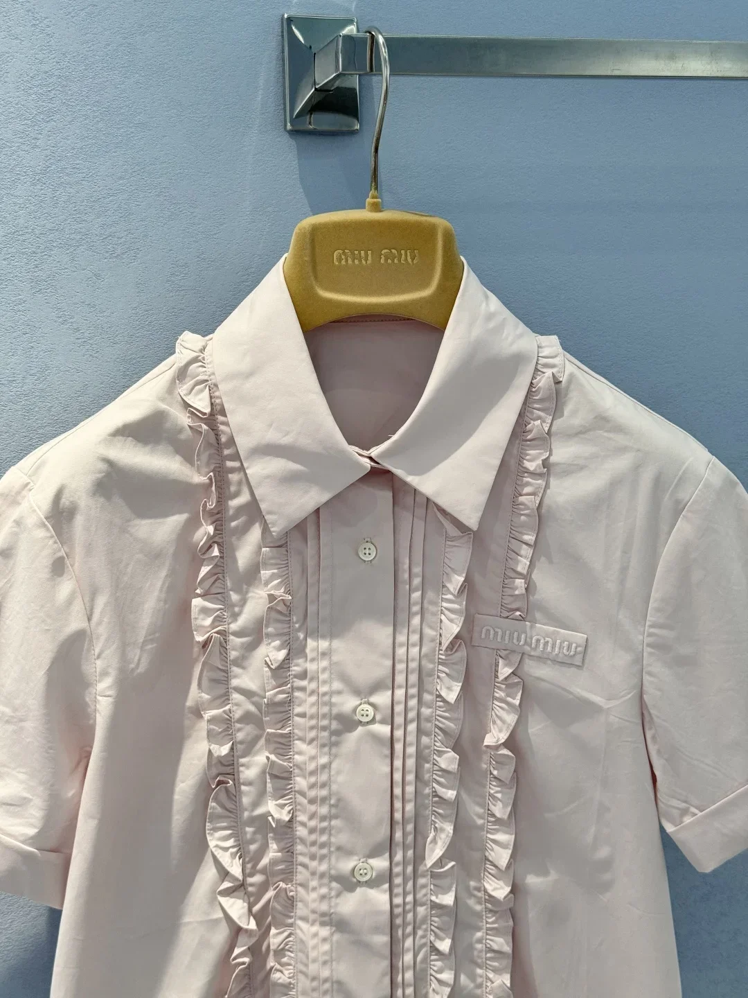 MIU MIU Shirts & Polos Cotton (Pink) S-L A80202607050554 - Image 4