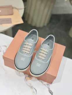 MIU MIU Sneakers & Trainers Canvas (Light Blue) EU35-40 B10202607050858