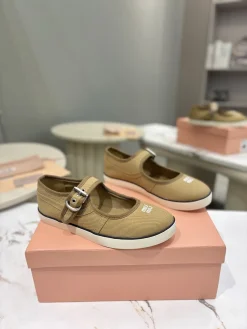 Alternative view of MIU MIU Sneakers & Trainers Canvas Rubber (Brown-White-Black) EU35-40 B10202607050853