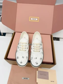 MIU MIU Sneakers & Trainers Canvas (White) EU35-40 B20202607050918