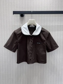MIU MIU Suits Cotton Blend (Brown-White) S-M-L C15202607051862