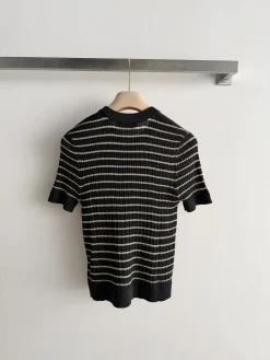 Alternative view of MIU MIU Sweaters & Knitwear Knit Fabric (Black-Beige) S-L A90202607050651