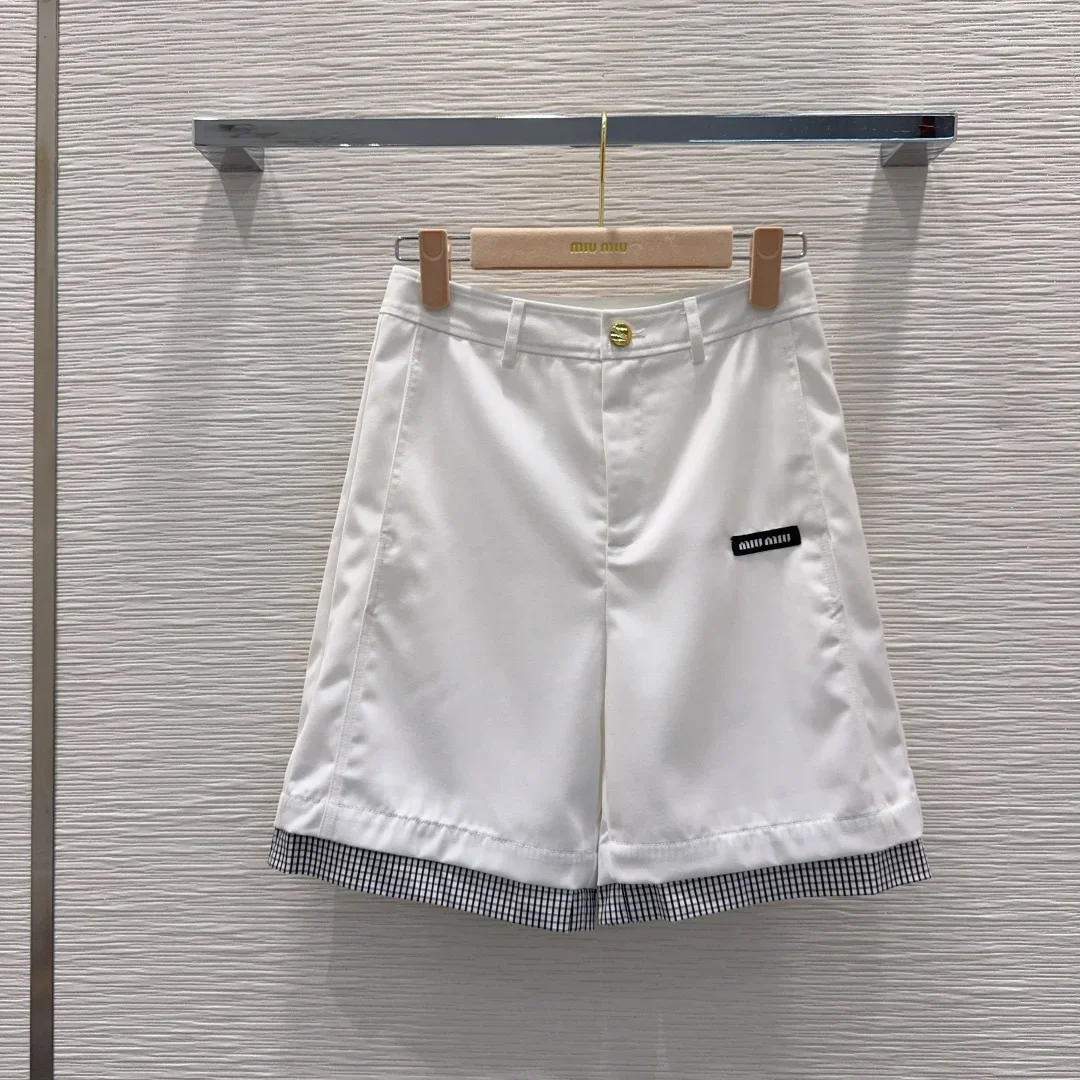 MIU MIU Trousers & Shorts Cotton (White-Black-Blue) S-XL B25202607050935