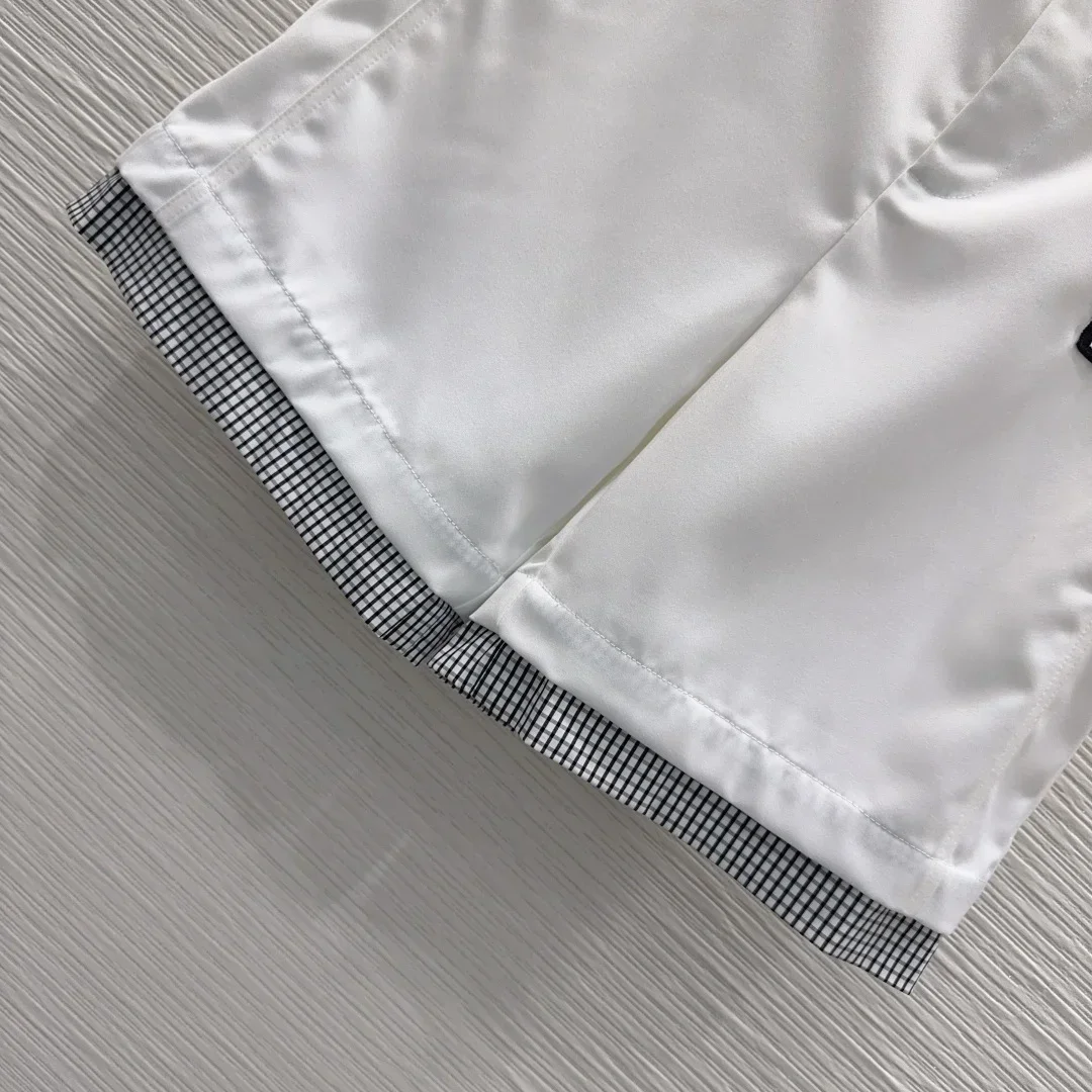 MIU MIU Trousers & Shorts Cotton (White-Black-Blue) S-XL B25202607050935 - Image 6