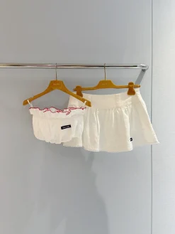 Alternative view of MIU MIU Underwear Cotton Blend (White-Red) S-M-L A60202607050336