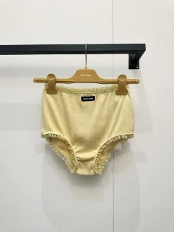 MIU MIU Underwear Knit Jacquard (Yellow) S_M_L A55202607050441