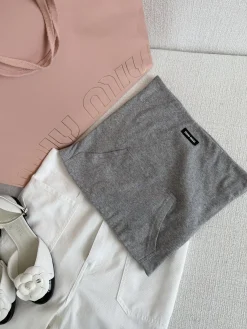 MIU MIU Underwear Stretch Fabric (Gray) S-L A55202607050437